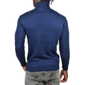 DeepSEA Slim Fit Baklava Desenli Tam Balıkçı Yaka Boğazlı Kazak 2505507