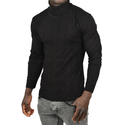 DeepSEA Slim Fit Baklava Desenli Tam Balıkçı Yaka Boğazlı Kazak 2505507