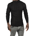 DeepSEA Slim Fit Baklava Desenli Tam Balıkçı Yaka Boğazlı Kazak 2505507