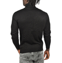 DeepSEA Slim Fit Baklava Desenli Tam Balıkçı Yaka Boğazlı Kazak 2505507