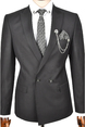 DeepSEA Çift Yırtmaç Slim Fit 2 Li Takım Elbise 0233105