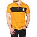 DeepSEA Çizgili Cep Detaylı Armalı Slim Fit Tişört 2403219