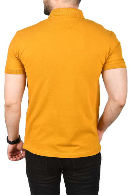 DeepSEA Çizgili Cep Detaylı Armalı Slim Fit Tişört 2403219
