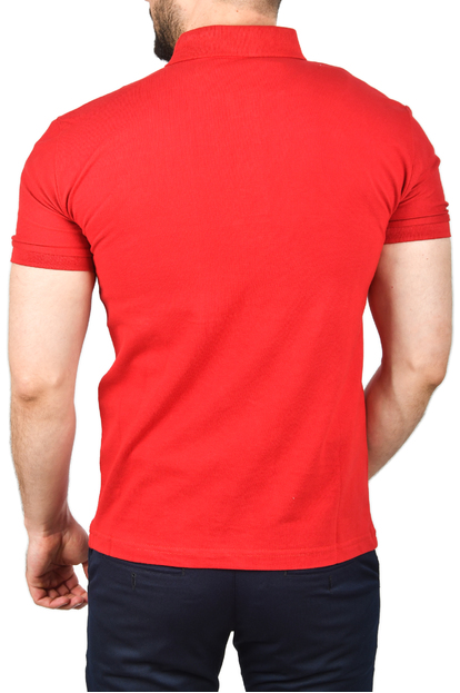 DeepSEA Çizgili Cep Detaylı Armalı Slim Fit Tişört 2403219