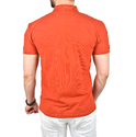 DeepSEA Çizgili Cep Detaylı Armalı Slim Fit Tişört 2403219