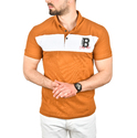 DeepSEA Çizgili Cep Detaylı Armalı Slim Fit Tişört 2403219