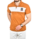 DeepSEA Çizgili Cep Detaylı Armalı Slim Fit Tişört 2403219