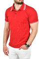 DeepSEA Erkek Slim Fit Nefes Alan Pamuklu Kumaş Dar Kesim Kıvrılmaz Polo Yaka Tişört 2503021