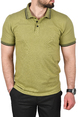 DeepSEA Erkek Slim Fit Nefes Alan Pamuklu Kumaş Dar Kesim Kıvrılmaz Polo Yaka Tişört 2503021