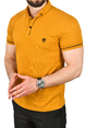 DeepSEA Slim Fit Pamuklu Kumaş Polo Yaka Tişört Nefes Alan Dar Kesim Kıvrılmaz Yaka Tişört 2503021