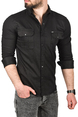 DeepSEA Likralı Kumaşı Fitilli Slim Fit Uzun Kollu Gömlek 2500805