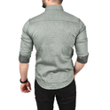 DeepSEA Likralı Kumaşı Fitilli Slim Fit Uzun Kollu Gömlek 2500805