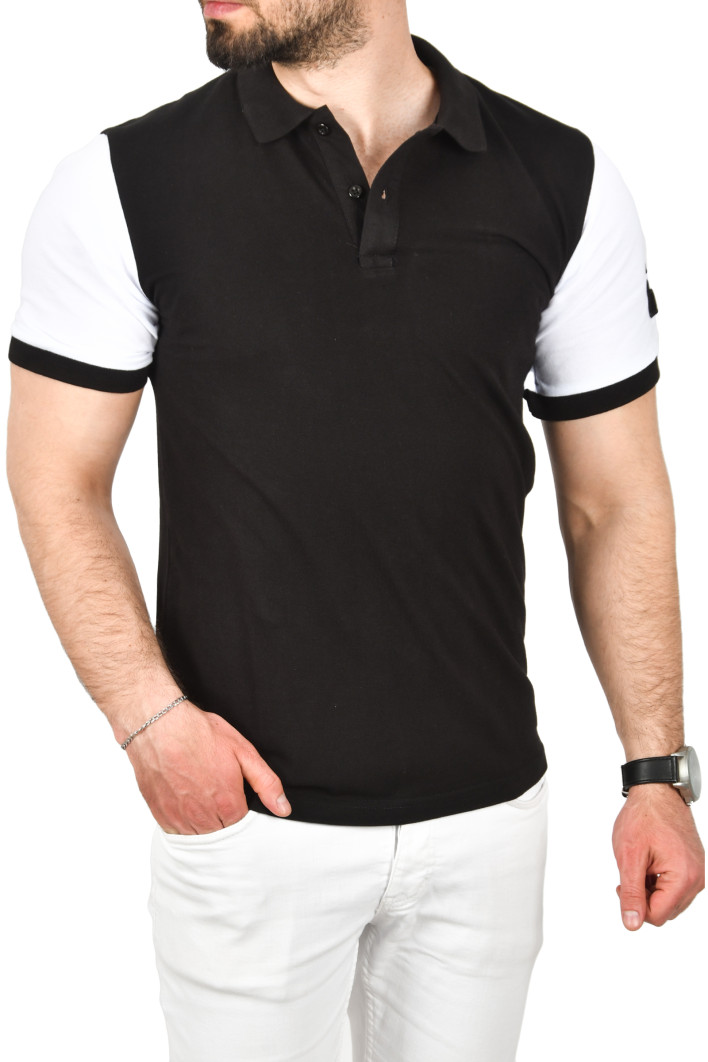 DeepSEA Slim Fit Dar Kesim Pamuklu Pike Kumaş Polo Yaka Tişört Nefes Alan Kıvrılmaz Polo Yaka Tişört 2503020 2
