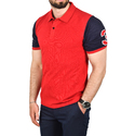 DeepSEA Slim Fit Dar Kesim Pamuklu Pike Kumaş Polo Yaka Tişört Nefes Alan Kıvrılmaz Polo Yaka Tişört 2503020