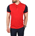 DeepSEA Slim Fit Dar Kesim Pamuklu Pike Kumaş Polo Yaka Tişört Nefes Alan Kıvrılmaz Polo Yaka Tişört 2503020