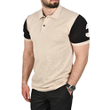 DeepSEA Slim Fit Dar Kesim Pamuklu Pike Kumaş Polo Yaka Tişört Nefes Alan Kıvrılmaz Polo Yaka Tişört 2503020