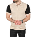 DeepSEA Slim Fit Dar Kesim Pamuklu Pike Kumaş Polo Yaka Tişört Nefes Alan Kıvrılmaz Polo Yaka Tişört 2503020