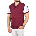 DeepSEA Slim Fit Dar Kesim Pamuklu Pike Kumaş Polo Yaka Tişört Nefes Alan Kıvrılmaz Polo Yaka Tişört 2503020