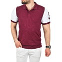 DeepSEA Slim Fit Dar Kesim Pamuklu Pike Kumaş Polo Yaka Tişört Nefes Alan Kıvrılmaz Polo Yaka Tişört 2503020