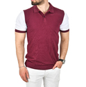 DeepSEA Slim Fit Dar Kesim Pamuklu Pike Kumaş Polo Yaka Tişört Nefes Alan Kıvrılmaz Polo Yaka Tişört 2503020