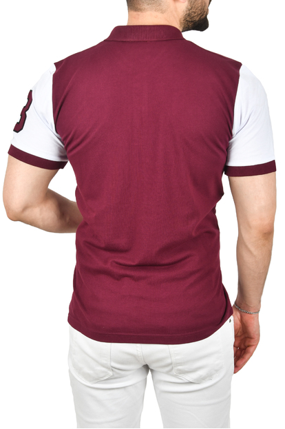 DeepSEA Slim Fit Dar Kesim Pamuklu Pike Kumaş Polo Yaka Tişört Nefes Alan Kıvrılmaz Polo Yaka Tişört 2503020