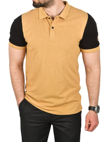 DeepSEA Slim Fit Dar Kesim Pamuklu Pike Kumaş Polo Yaka Tişört Nefes Alan Kıvrılmaz Polo Yaka Tişört 2503020