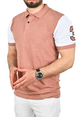 DeepSEA Slim Fit Dar Kesim Pamuklu Pike Kumaş Polo Yaka Tişört Nefes Alan Kıvrılmaz Polo Yaka Tişört 2503020