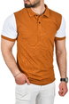 DeepSEA Slim Fit Dar Kesim Pamuklu Pike Kumaş Polo Yaka Tişört Nefes Alan Kıvrılmaz Polo Yaka Tişört 2503020