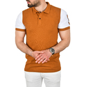 DeepSEA Slim Fit Dar Kesim Pamuklu Pike Kumaş Polo Yaka Tişört Nefes Alan Kıvrılmaz Polo Yaka Tişört 2503020