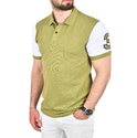 DeepSEA Slim Fit Dar Kesim Pamuklu Pike Kumaş Polo Yaka Tişört Nefes Alan Kıvrılmaz Polo Yaka Tişört 2503020