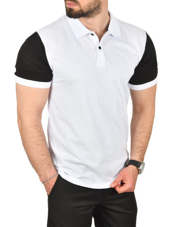 DeepSEA Slim Fit Dar Kesim Pamuklu Pike Kumaş Polo Yaka Tişört Nefes Alan Kıvrılmaz Polo Yaka Tişört 2503020 2