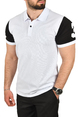 DeepSEA Slim Fit Dar Kesim Pamuklu Pike Kumaş Polo Yaka Tişört Nefes Alan Kıvrılmaz Polo Yaka Tişört 2503020