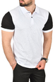 DeepSEA Slim Fit Dar Kesim Pamuklu Pike Kumaş Polo Yaka Tişört Nefes Alan Kıvrılmaz Polo Yaka Tişört 2503020