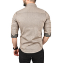 DeepSEA Slim Fit Kolay Ütülenebilir Pamuklu Spor Gömlek Likralı Kot Gömlek 2502505