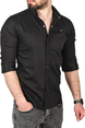 DeepSEA Slim Fit Kolay Ütülenebilir Pamuklu Spor Gömlek Likralı Kot Gömlek 2502505