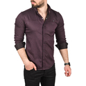 DeepSEA Slim Fit Kolay Ütülenebilir Pamuklu Spor Gömlek Likralı Kot Gömlek 2502505