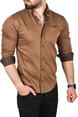 DeepSEA Slim Fit Kolay Ütülenebilir Pamuklu Spor Gömlek Likralı Kot Gömlek 2502505