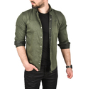 DeepSEA Slim Fit Kolay Ütülenebilir Pamuklu Spor Gömlek Likralı Kot Gömlek 2502505