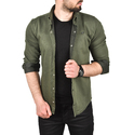 DeepSEA Slim Fit Kolay Ütülenebilir Pamuklu Spor Gömlek Likralı Kot Gömlek 2502505