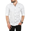 DeepSEA Slim Fit Kolay Ütülenebilir Pamuklu Spor Gömlek Likralı Kot Gömlek 2502505