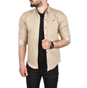 DeepSEA Slim Fit Kolay Ütülenebilir Pamuklu Spor Gömlek Likralı Kot Gömlek 2502505