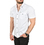 DeepSEA Slim Fit Pamuklu Likralı Kısa Kol Gömlek Kolay Ütülenebilir Çıt Çıtlı Cepli Spor Gömlek 2400253