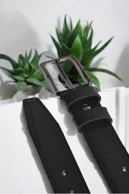 DeepSEA Çift Taraflı Hakiki Deri Spor Kemer Dönen Tokalı 3,5 cm  Orjinal Deri Kemer 2502635