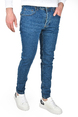 DeepSEA Yeni Sezon Taşlanmış Slim Fit Likralı Kot Pantolon Jean 2505178