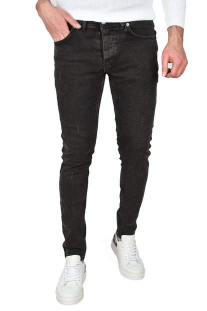 DeepSEA Yeni Sezon Taşlanmış Slim Fit Likralı Kot Pantolon Jean 2505178