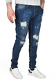 DeepSEA Yeni Sezon Taşlanmış Slim Fit Likralı Kot Pantolon Jean 2505178