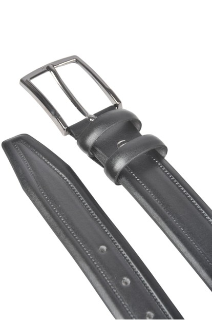 DeepSEA 3,5 cm Desenli Klasik Suni Deri Kemer 2402626