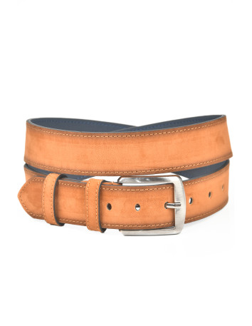 DeepSEA 4 cm Desenli Klasik Suni Deri Kemer 2402626