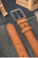 DeepSEA 4 cm Desenli Klasik Suni Deri Kemer 2402626