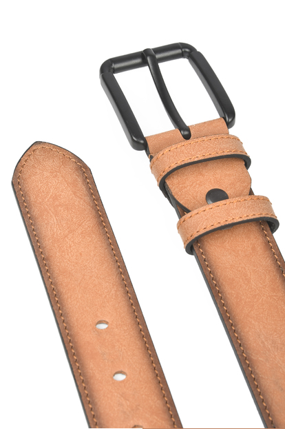 DeepSEA 4 cm Desenli Klasik Suni Deri Kemer 2402626